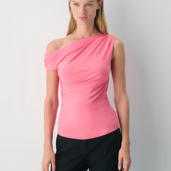 NWT Aritzia BABATON Gallery Top Dreamhouse Pink - Picture 1 of 8
